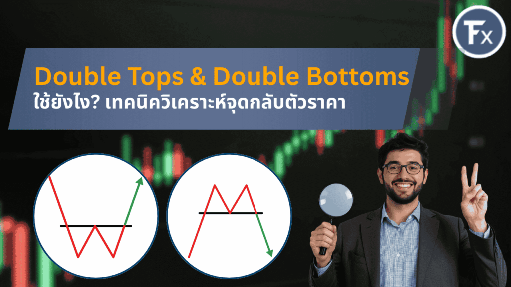เทคนิควิเคราะห์จุดกลับตัวด้วย Double Top และ Double Bottom